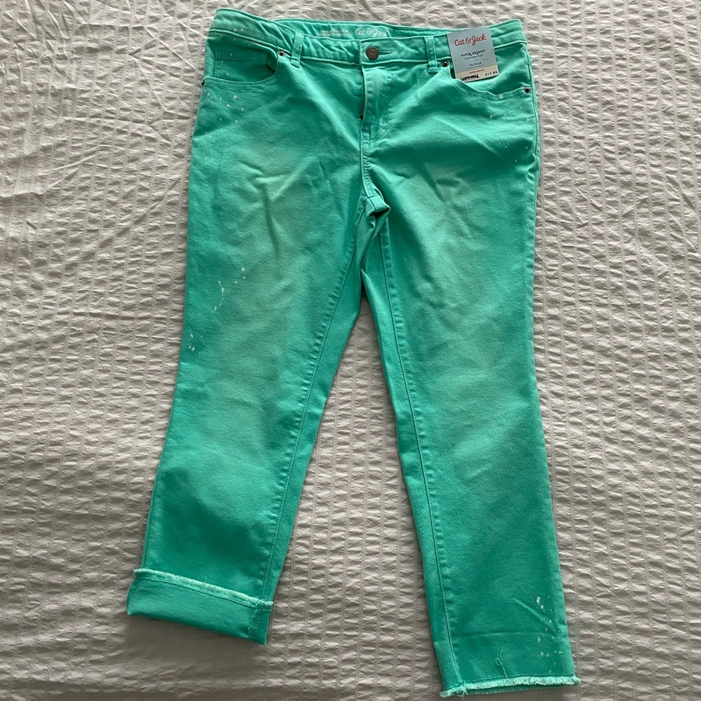 NWT Cat & Jack Super Skinny Crop - sz 16 Plus